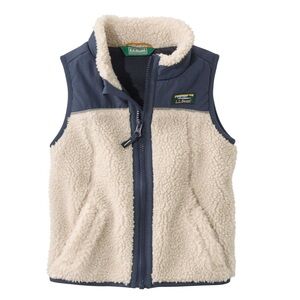 L.L. Bean Kids Vest - Navy and Cream